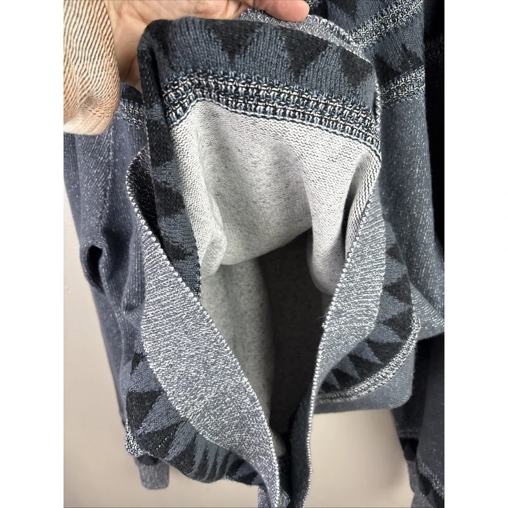 Sun And Stone Long Sleeve‎ Grandpa Sweater Size XXL Geometric Print Fleck